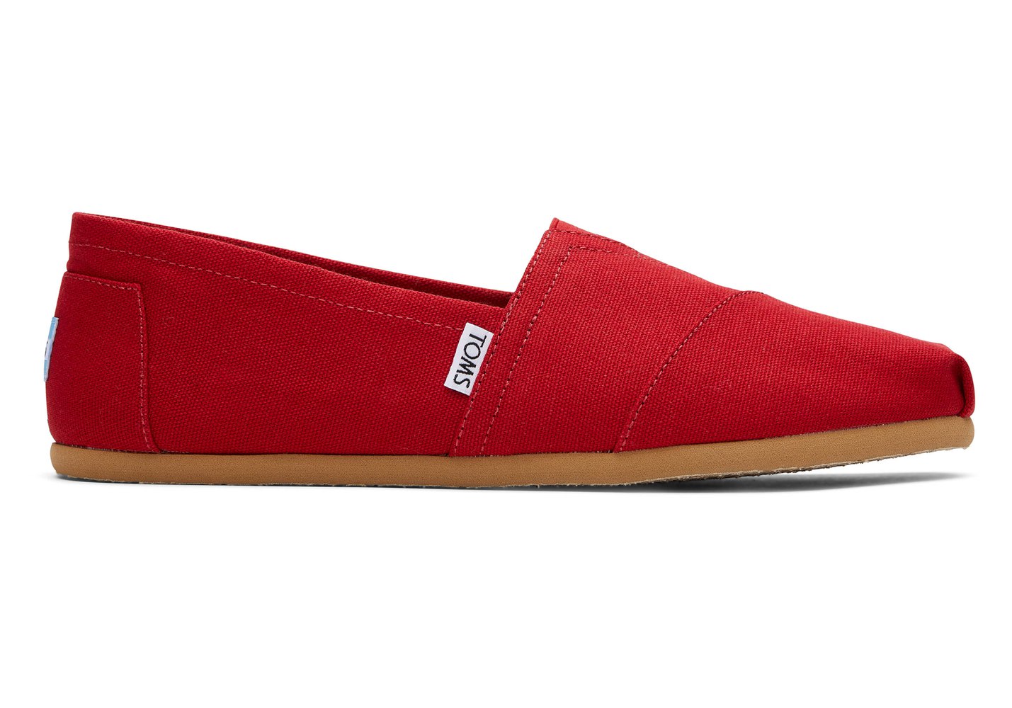 Toms Alpargata Canvas Espadrille Red - Mens - 51723-ILSK